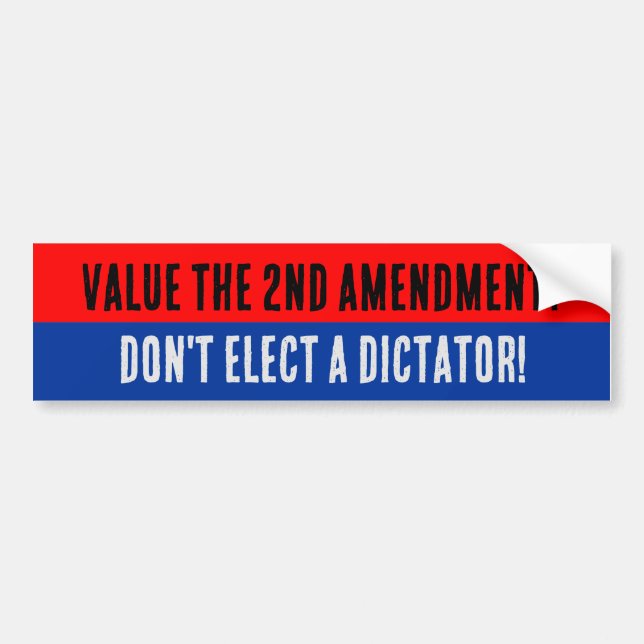 Pro 2A bumper sticker (Front)