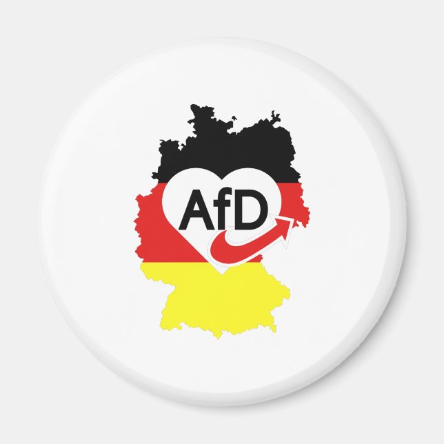 Pro AFD Deutschland | Spruch Alternative T-Shirt Magnet (Front)