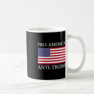 Pro-america Anti-trump - American Usa Flag Resist Coffee Mug
