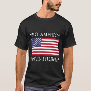 Pro-america Anti-trump - American Usa Flag Resist T-Shirt