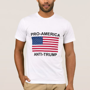 Pro-America Anti-Trump flag t-shirt
