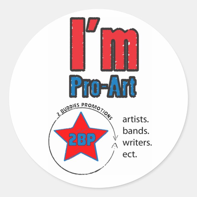 Pro Art Sticker (Front)