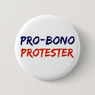 Pro-Bono Protester Resistance Button