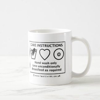Pro Breastfeeding Care Instructions Mug