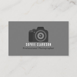 Pro Camera Icon, Photographer, Photography Business Card
