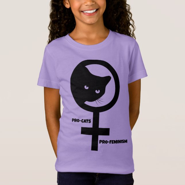 Pro Cats Pro Feminism T-Shirt (Front)