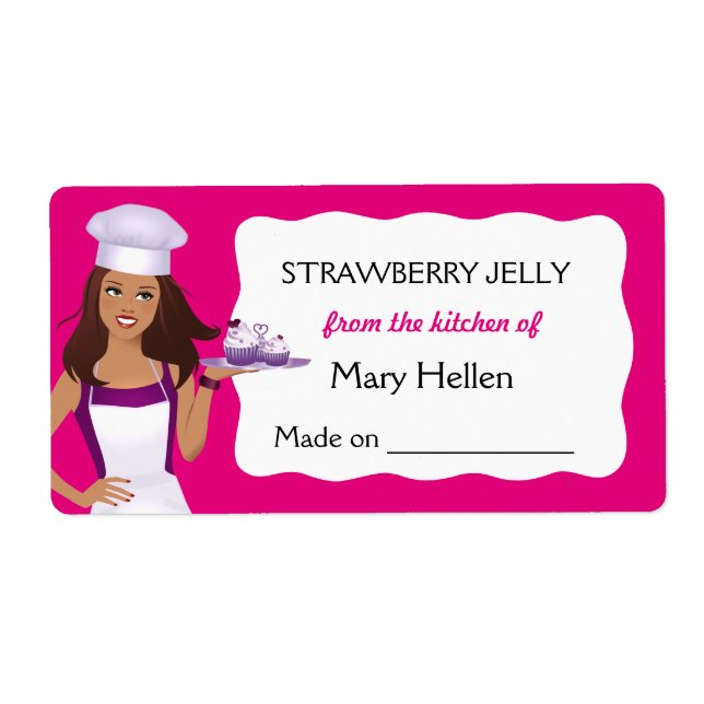 Pro Chef Baking Goods Customisable Food Label (Front)