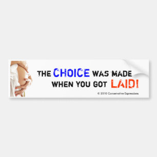 Pro-Choice! Bumper Sticker