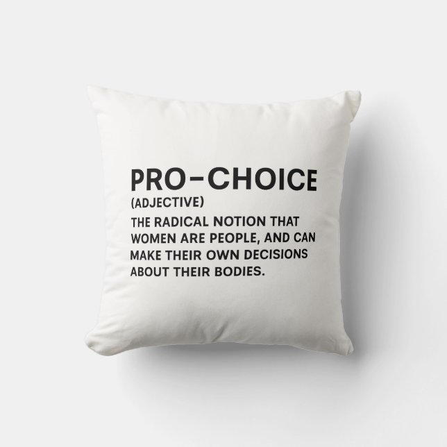 Pro-Choice Cushion (Front)