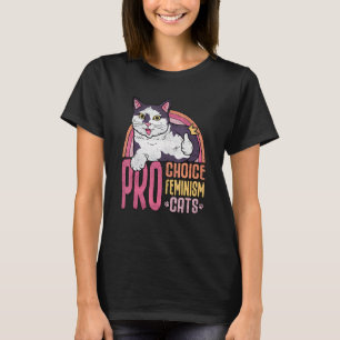 Pro Choice Feminism Cats My Body My Choice T-Shirt