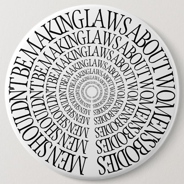 Pro Choice - Feminist Pin (Front)