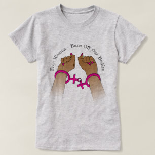 Pro Choice Get Out the Vote Autonomy Dark Skin T-Shirt