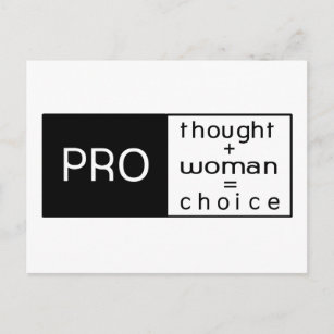 Pro Choice Postcard