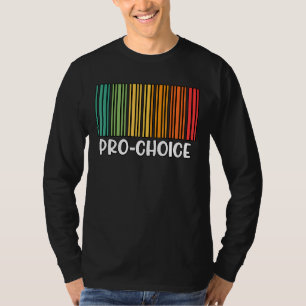 Pro Choice Rainbow Feminist Womens Rights T-Shirt
