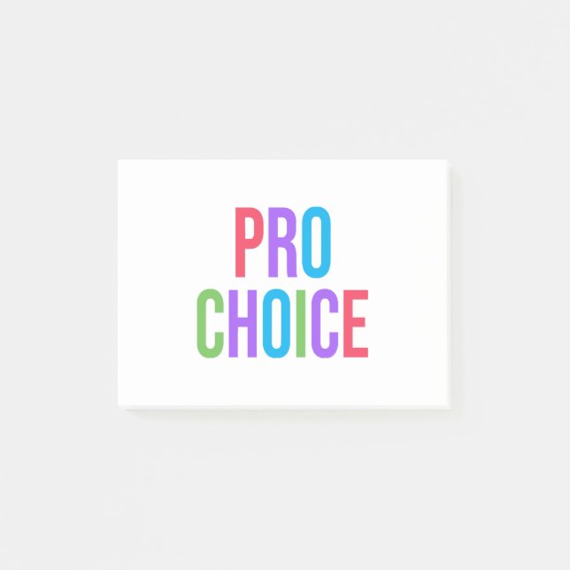 Pro-Choice Roe v Wade Feminist Women's Rights  Post-it Notes (Front)
