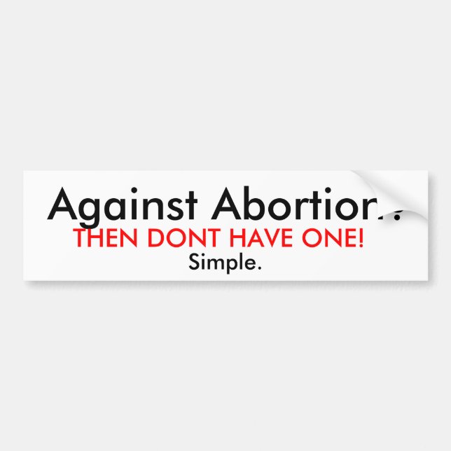 Pro-Choice Sticker (Front)