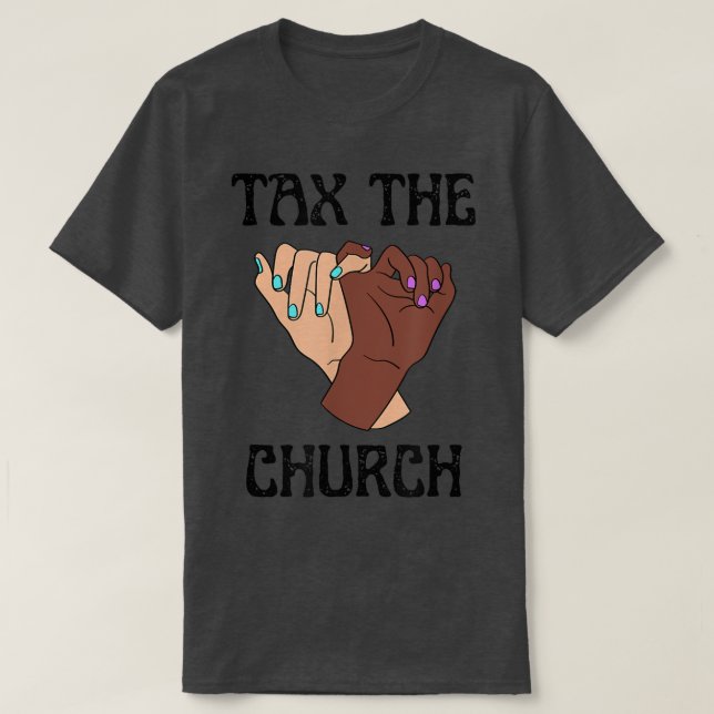 Pro Choice Ta The Church Feminism Womens Rights Fe T-Shirt (Design Front)