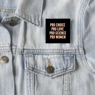 Pro Choice Women's Rights Feminist Patriarchy LGBT 15 Cm Square Badge