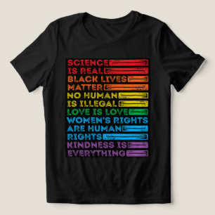 Pro Democracy Equality for all Tri-Blend Shirt