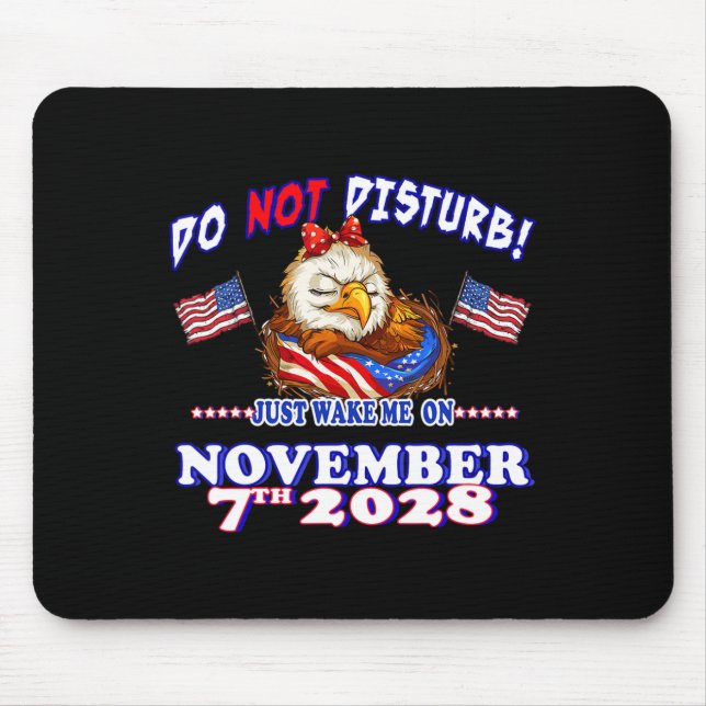 Pro Democracy Fourth July 4th Sarcastic Election E Mouse Pad (Front)