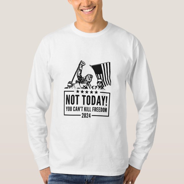 Pro-Democracy Trump 2024 T-Shirt  (Front)