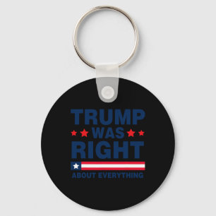 Pro Donald Trump 2024 Funny Trump Was Right About  Key Ring