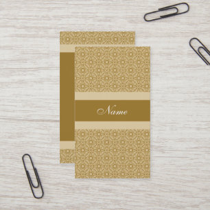 Pro Elegance Business Card, Beige Card