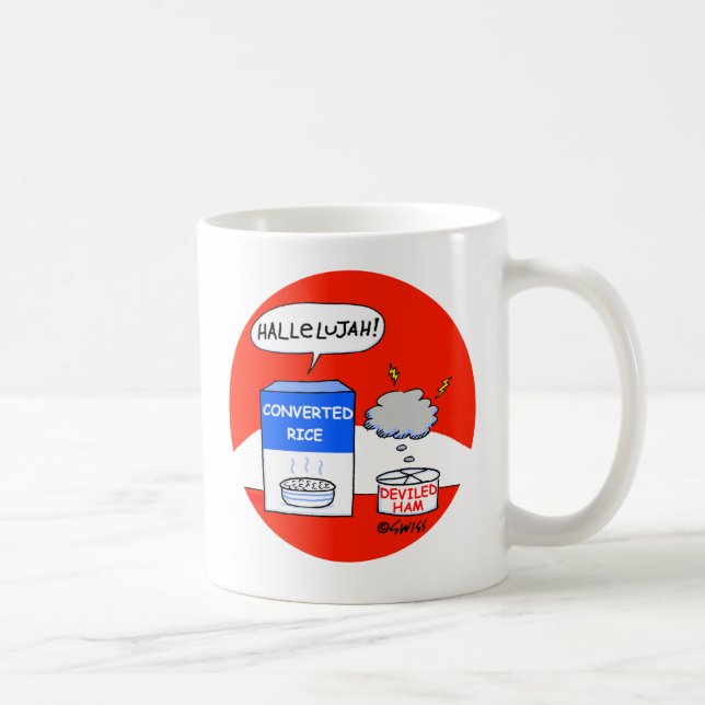 Pro Evangelical Christian Cartoon Humour Coffee Mug (Right)