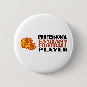 Pro Fantasy Football Player 6 Cm Round Badge