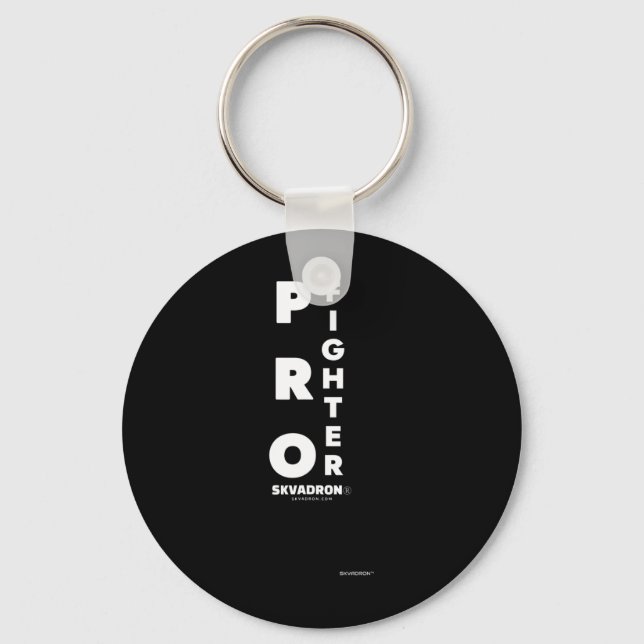 Pro Fighter - Boxing, Kickboxing, Panantukan, Muay Key Ring (Front)