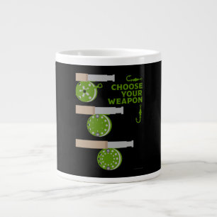 Pro Fly Fishing Rod Gifts Large Coffee Mug