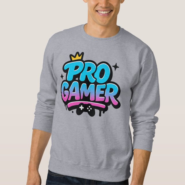 PRO GAMER Graffiti Logo Sweatshirt (Front)