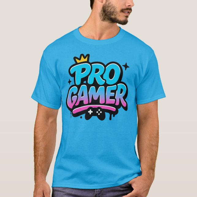 PRO GAMER Graffiti Logo T-Shirt (Front)