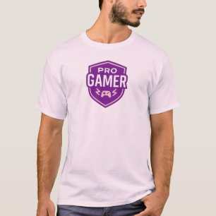PRO GAMER Shield Badge T-Shirt