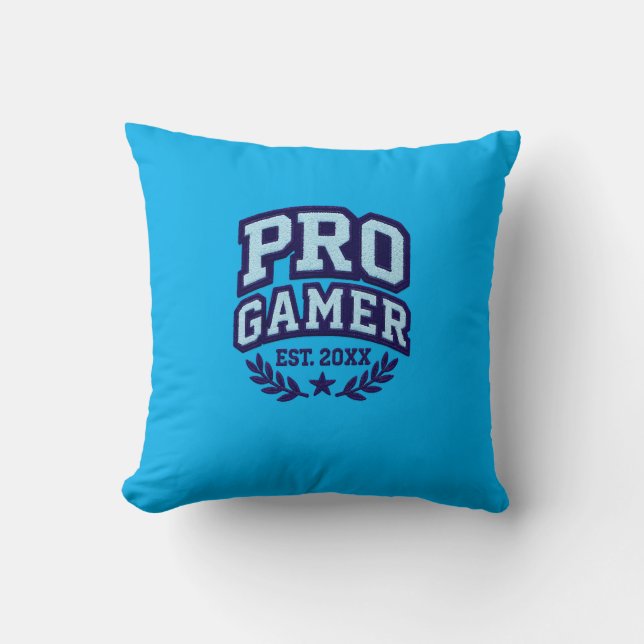 PRO GAMER — Varsity Chenille Patch Cushion (Front)