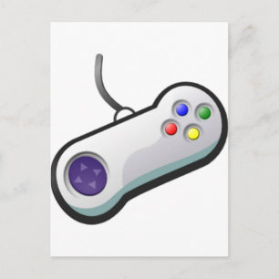 Pro Gamer, Video Game Controller Postcard