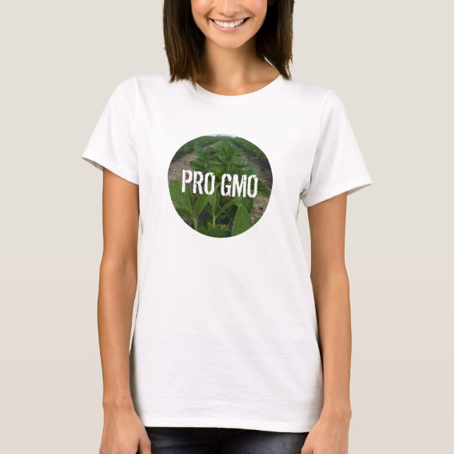 Pro GMO Soybean Farming Science T-Shirt (Front)