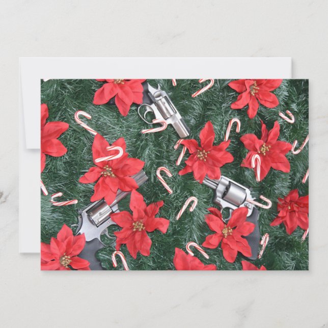 Pro Gun Christmas Holiday Card (Front)