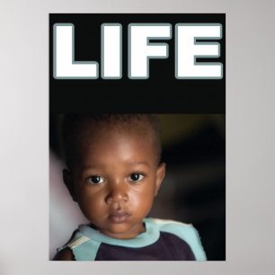 PRO-LIFE AFRICAN AMERICAN BLACK CHILD POSTER