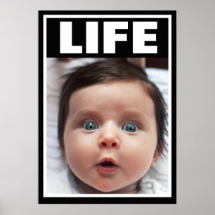 PRO-LIFE BABY DARK HAIR INFANT LIFE POSTER