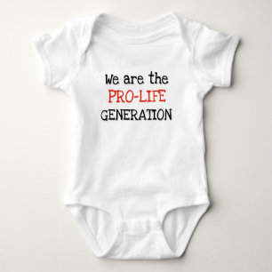 Pro-Life Baby t-shirt Baby Bodysuit
