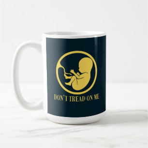 Pro Life Catholic Don't Tread on Me Mug