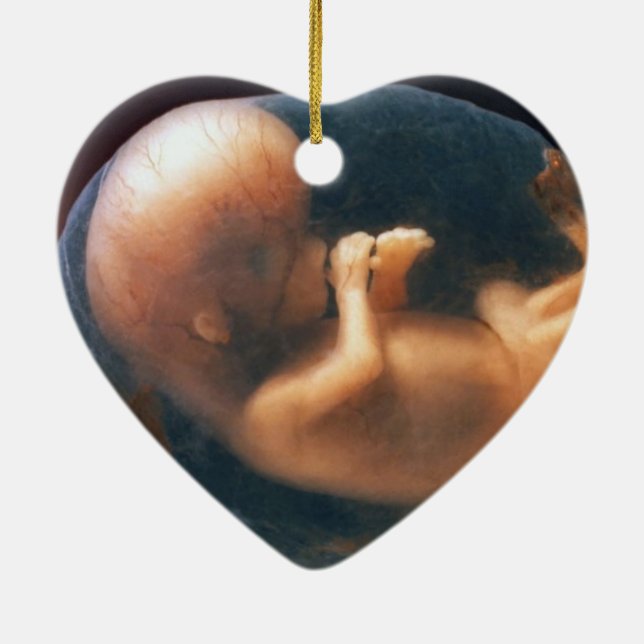 PRO LIFE CRUSADER CERAMIC TREE DECORATION (Back)