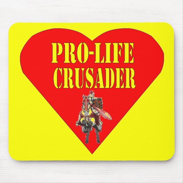 PRO LIFE CRUSADER MOUSE PAD (Front)