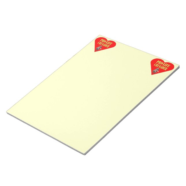 PRO LIFE CRUSADER NOTEPAD (Angled)