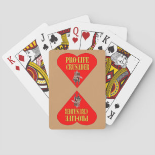 PRO LIFE CRUSADER PLAYING CARDS