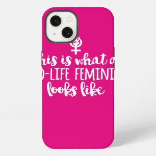 Pro-Life Feminist iPhone 6 phone case (pink)