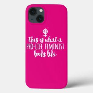 Pro-Life Feminist iPhone 6 phone case (pink)