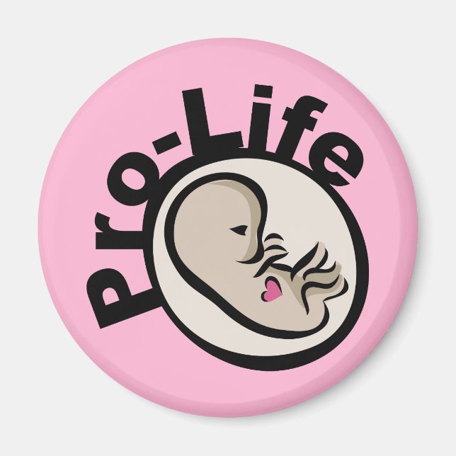 Pro-Life Foetus Design Magnet (Front)