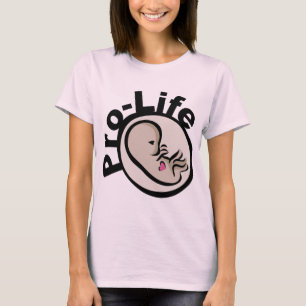 Pro-Life Foetus Design T-Shirt
